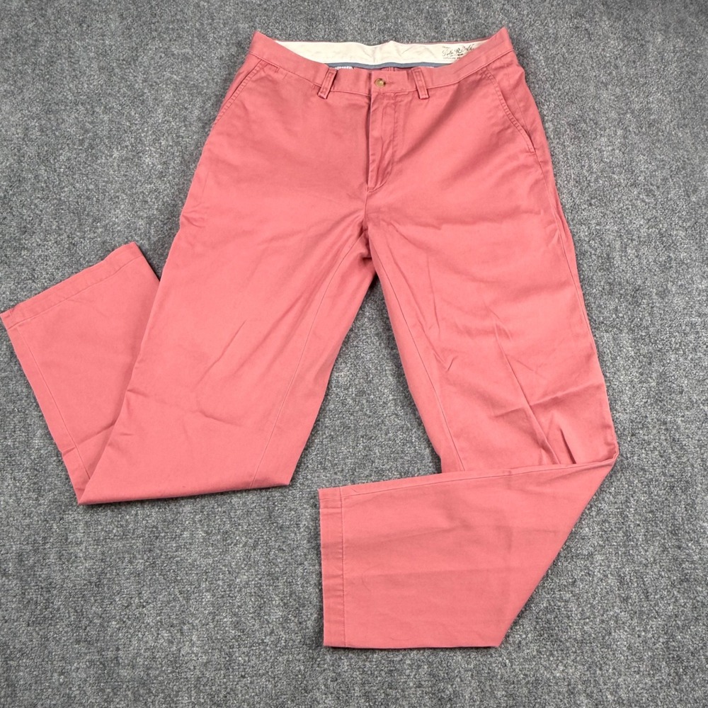 Polo Ralph Lauren Chino Pants Mens 33x32 Pink Salmon Classic Fit Cotton Twill